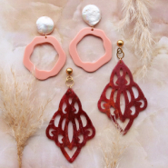 Inspiratiesets Maak een elegante oorbellen collectie met deze nieuwe serie resin hangers