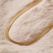 Inspiratiesets Zo style je stainless steel snake chain armbanden en kettingen