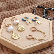 Inspiratiesets Geef een persoonlijk tintje aan je stainless steel creolen