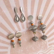 Inspiratiesets Hoe maak je elegante oorbellen met metalen kralen en bedels TQ?