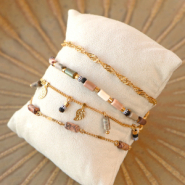 Inspiratiesets Zo maak je mooie armbanden en oorbellen met natuursteen kralen tube 