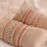 Inspiratiesets Gebruik dit trendy koord gevlochten voor de mooiste kettingen en armbanden