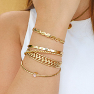 Inspiratiesets Stainless steel armbanden om zo te dragen