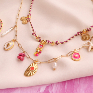 Inspiratiesets Sieraden ontwerpen met DQ metalen bedels met enamel