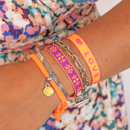 Inspiratiesets Zo maak je armbanden met tekstlint