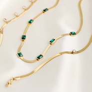 Inspiratiesets Hoe stijl je stainless steel kettingen en armbanden met Crystal Glass?