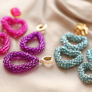 Inspiratiesets Oorbellen inspiratie met hangers van facet