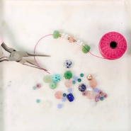 Inspiratiesets Inspiratie tijd met natuursteen kralen bloem