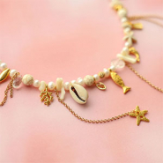 Inspiratiesets Maak zomerse kettingen en armbanden met metalen bedels DQ