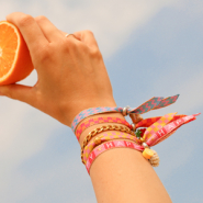 Inspiratiesets Creëer zomerse sieraden met tekstlint 