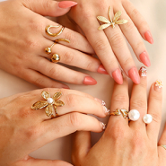 Inspiratiesets Maak je collectie compleet met onze stainless steel ringen