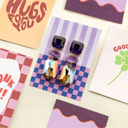 Nieuw 05-11-2025 Just in! Crystal glass oorbellen