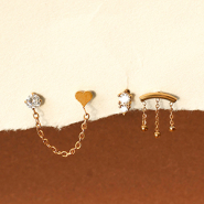 Nieuw 14-01-2026 Stainless steel oorpiercings