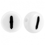 Acryl letterkraal letter I Wit