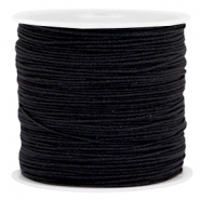 Draad macram&eacute; 0.8mm Black