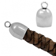 Stainless steel eindkapje Ø6mm van roestvrij staal (RVS) Zilver