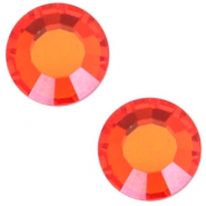 Swarovski Elements flat back SS30 (6.4mm) Hyacinth orange