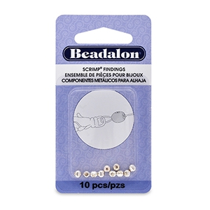 Scrimps ovaal 3.5mm Beadalon Silver