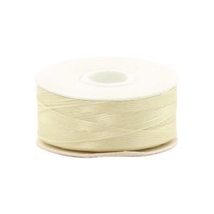 Nymo wire Beadalon 0.3mm Cream White