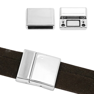 Sloten magneet basic quality metaal &Oslash;15x3mm Antiek zilver