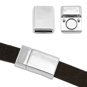 Sloten magneet basic quality metaal &Oslash;10x2.1mm Antiek zilver