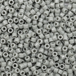 Miyuki kralen 11/0 delica's Opaque grey