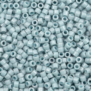 Miyuki kralen 11/0 delica's Duracoat opaque dyed moody blue