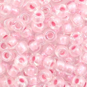 Miyuki 6/0 rocailles Pearlized effect pink 6-4607
