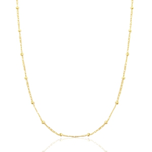 Kettingen van Stainless steel Roestvrij staal (RVS) ball Gold