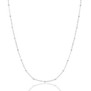 Kettingen van Stainless steel Roestvrij staal (RVS) ball Silver