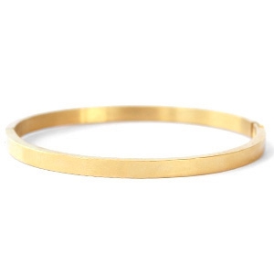 Armbanden van Stainless Steel Roestvrij staal (RVS) Goud