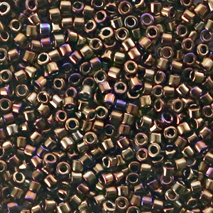 Miyuki kralen 11/0 delica's Metallic iris brown DB-7