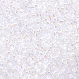 Miyuki kralen 11/0 delica's Transparent AB crystal DB-51