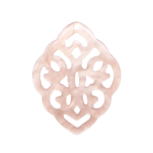 Hangers van resin ruit barok Delicacy rose