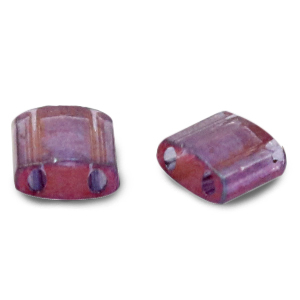 Miyuki kralen 5x5mm tila Gold luster light amethyst 5-316