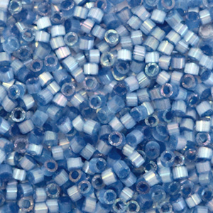 Miyuki kralen 11/0 delica's Silk satin dyed dusk blue DB-1811