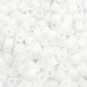 Miyuki kralen 8/0 delica's Opaque white DBL-200