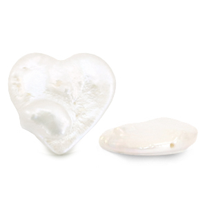 Zoetwater parels Pearl white