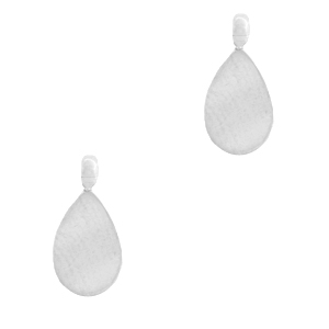 Bedels van Stainless steel Roestvrij staal (RVS) druppel Zilver