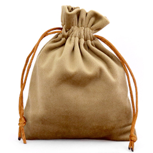 Velvet sieradenzakje Brown