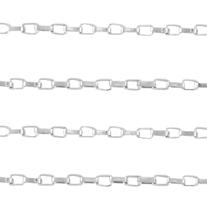 Benodigdheden van Stainless steel Roestvrij staal (RVS) jasseron Venetiaanse ketting Zilver