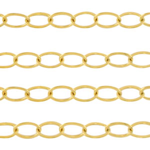 Benodigdheden van Stainless steel Roestvrij staal (RVS) jasseron ankerketting Goud