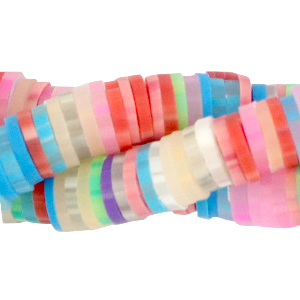 Kralen Katsuki 4mm Rainbow melange mix