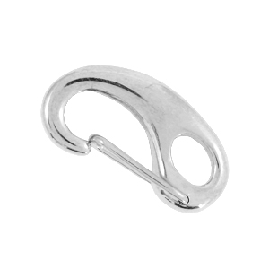 Benodigdheden van Stainless steel Roestvrij staal (RVS) karabijnslot 24mm Zilver