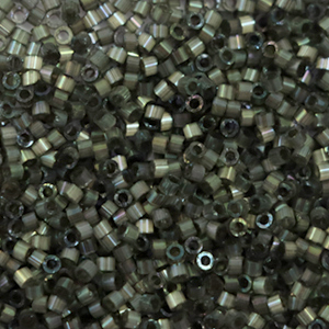 Miyuki kralen 11/0 delica's Silk satin dyed rustic gray DB-1818