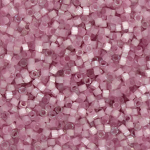 Miyuki kralen 11/0 delica's Silk satin dyed orchid silk rose DB-1806