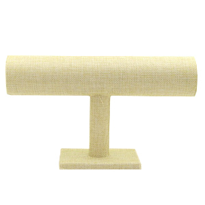 Sieraden display linnen voor armbandjes Bruin