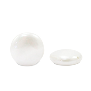 Pearl shine schelp kraal round 12mm White