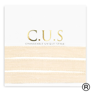 C.U.S&reg; lint Shimmery beige peach