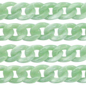 Acryl schakels 22mm Green